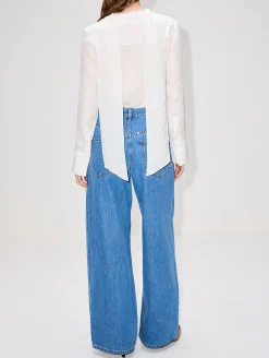 Keyhole Cut Out Blouse