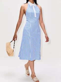 Knee Length Polo Halter Dress