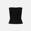 Knit Strapless Top
