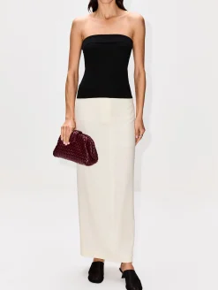 Knit Strapless Top
