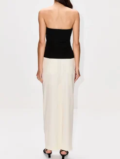 Knit Strapless Top