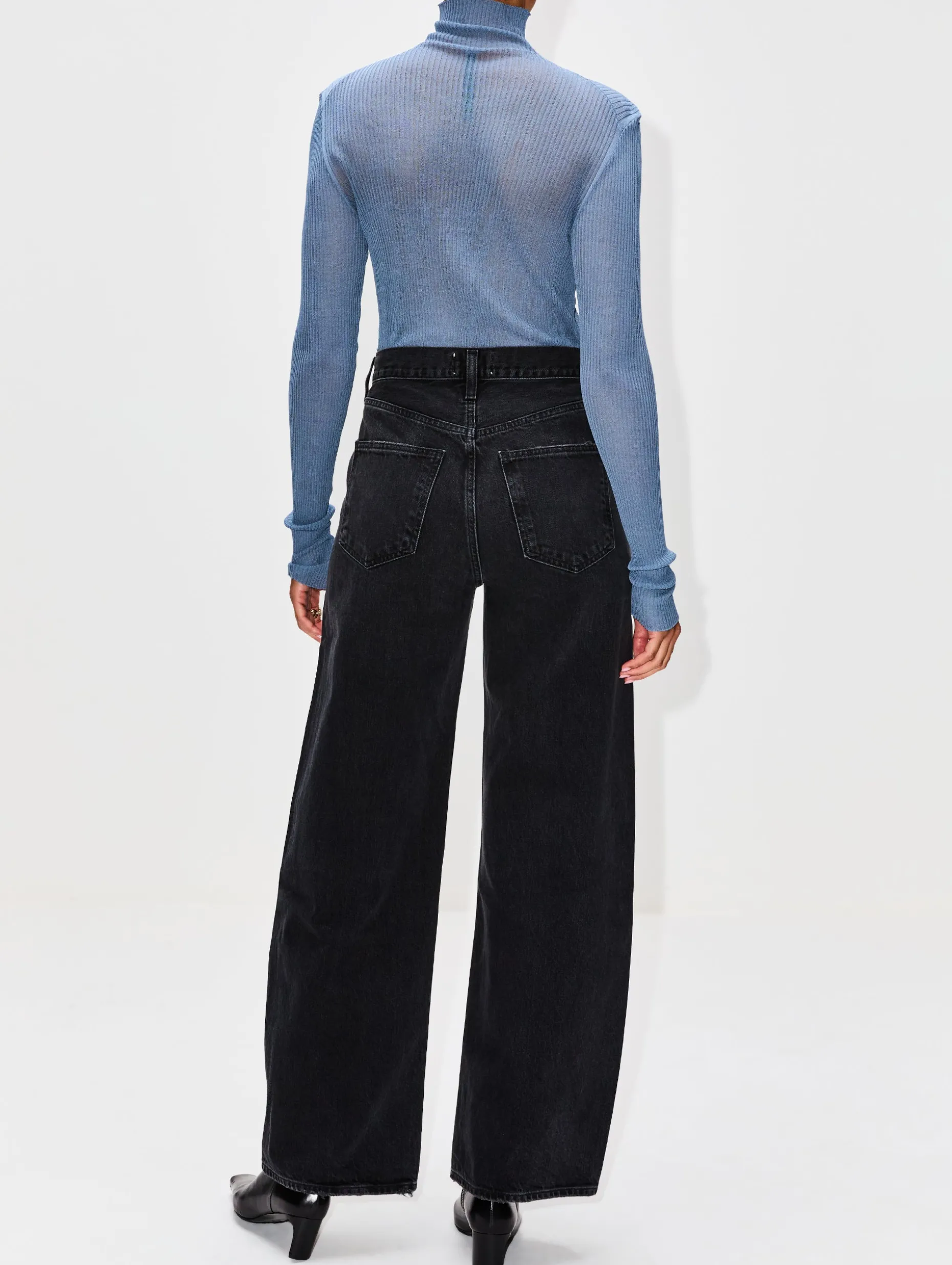 Knitted Turtleneck Top
