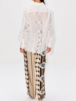 Lace Cotton Shirt