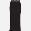 Lace Insert Skirt