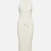 Lace Up Rib Tank Dress