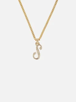 Large Single Initial La Firma Necklace S