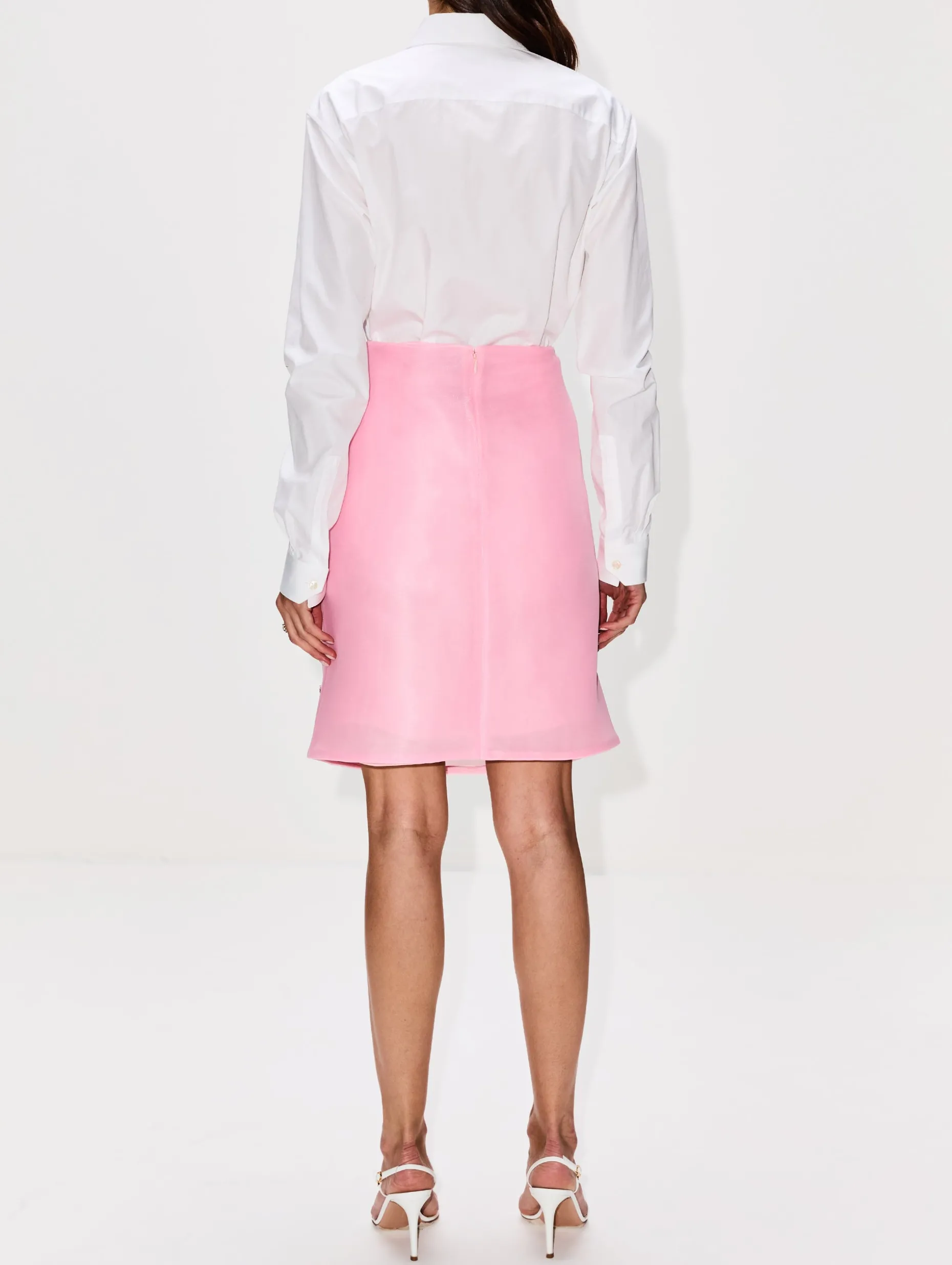Leanne Embroidered Pencil Skirt