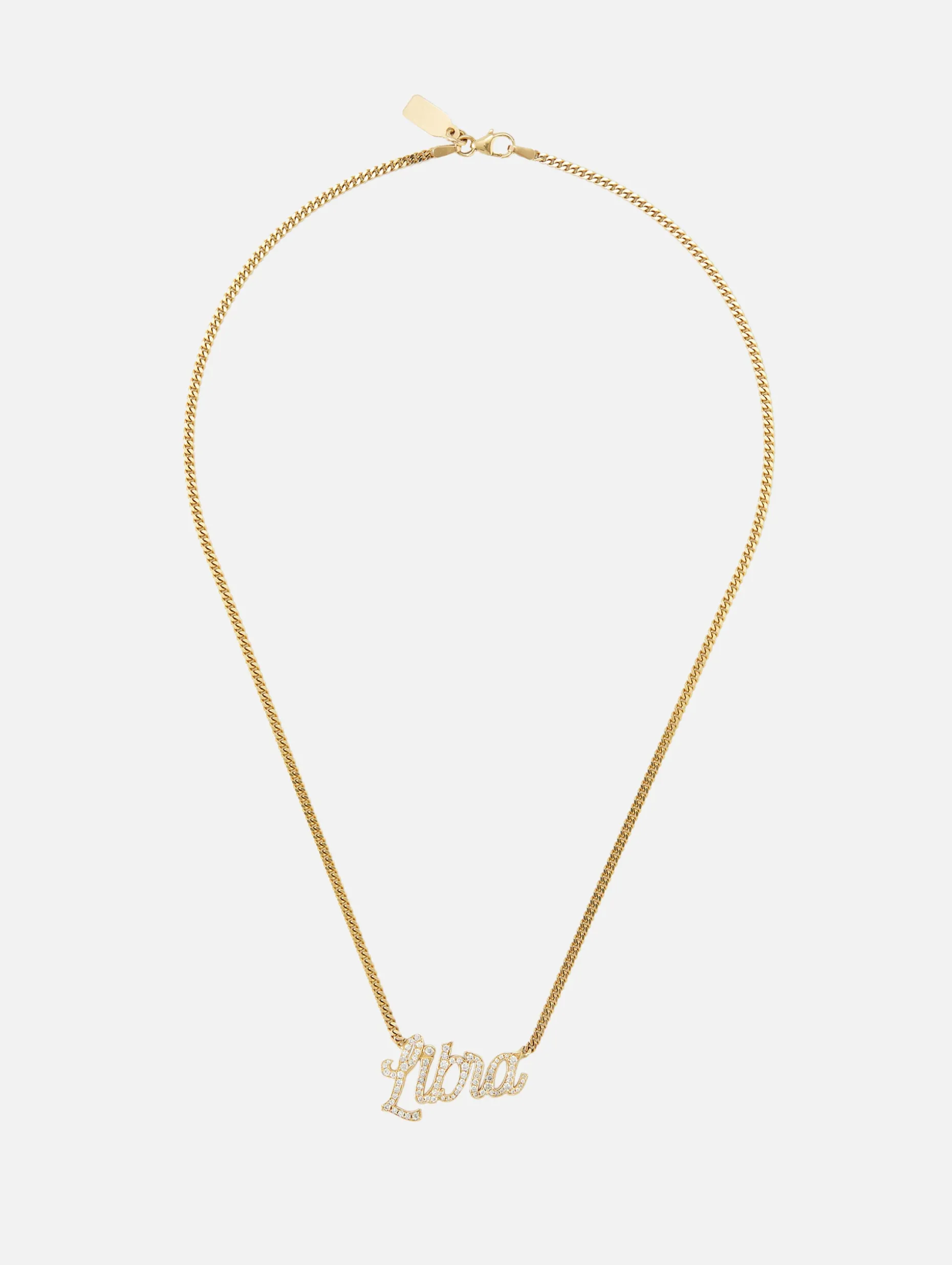 Libra Small La Firma Diamond Necklace