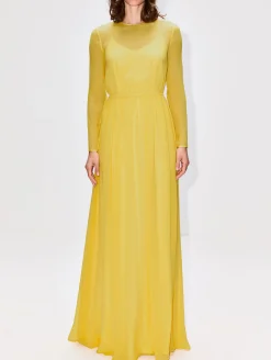 Light Silk Evening Dress
