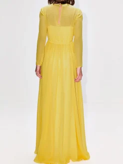 Light Silk Evening Dress
