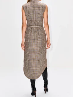 Lilian Sleeveless Shirt Dress