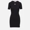 Logo Short Sleeve Mini Dress