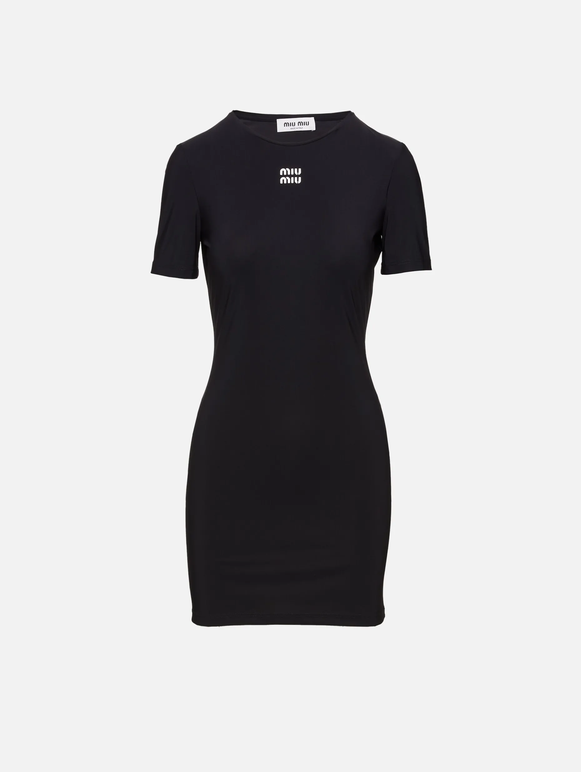 Logo Short Sleeve Mini Dress