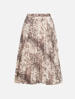 Long Pleated Skirt