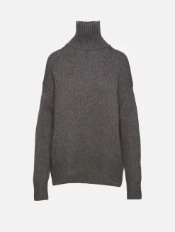 Long Rolled Neck Sweater
