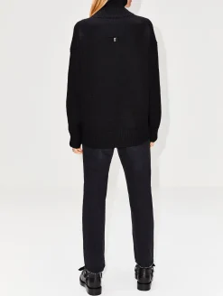 Long Rolled Neck Sweater