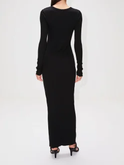 Long Sleeve Crewneck Dress