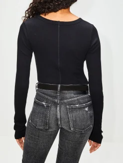 Long Sleeve Fitted Top