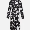 Long Sleeve Midi Floral Dress