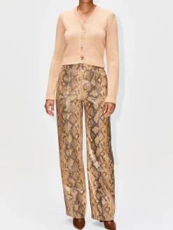 Loose Leather Pant