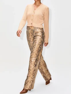Loose Leather Pant