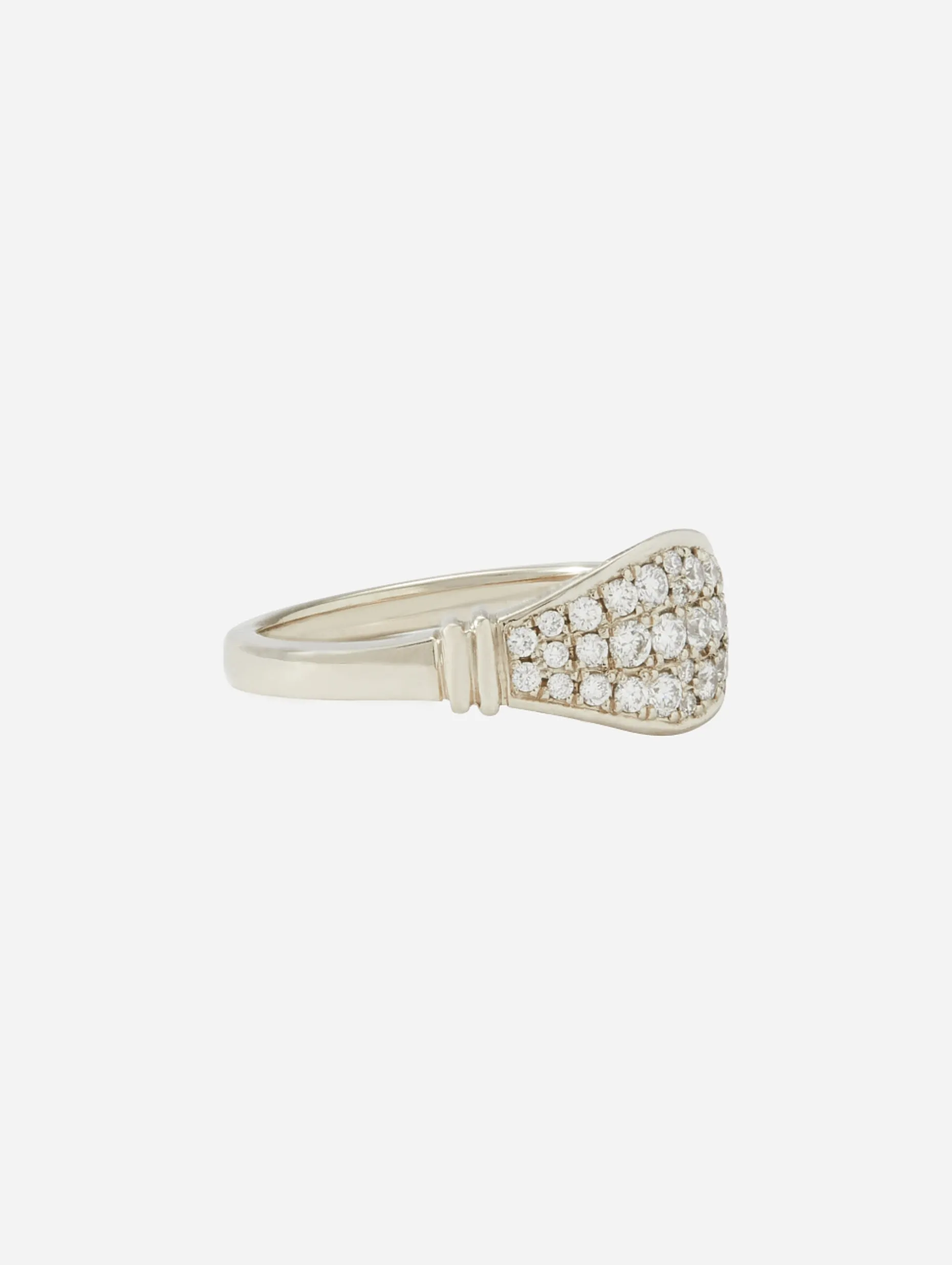 Maia Full Pave Pinky Ring