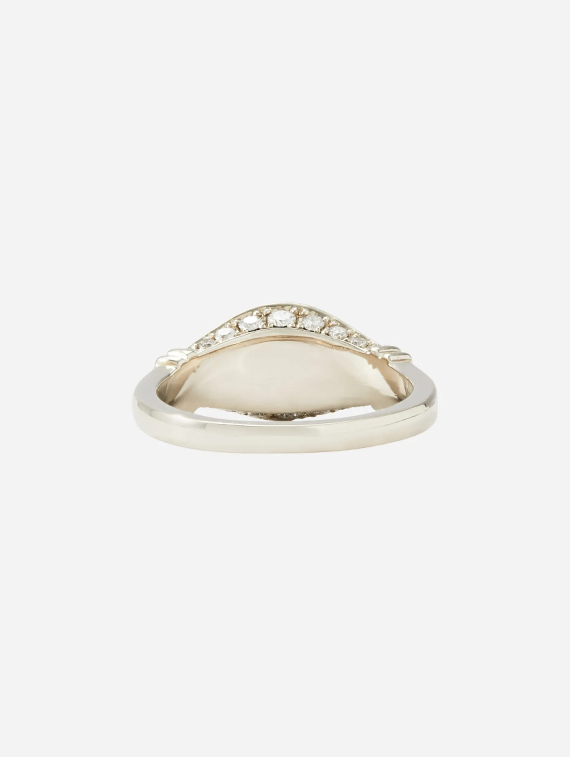 Maia Full Pave Pinky Ring