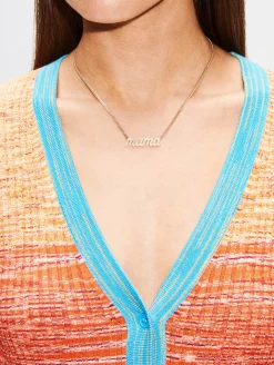 Mama Small La Firma Diamond Necklace