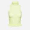 Mesh Mockneck Top