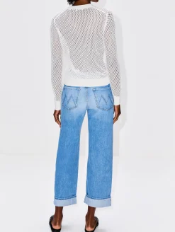 Mesh Pointelle Cardigan