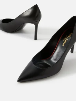 Mid Leather Heel