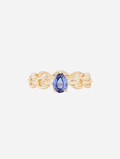 Mini Catena Blue Sapphire Ring