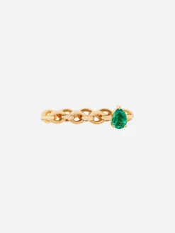 Mini Catena Emerald Ring