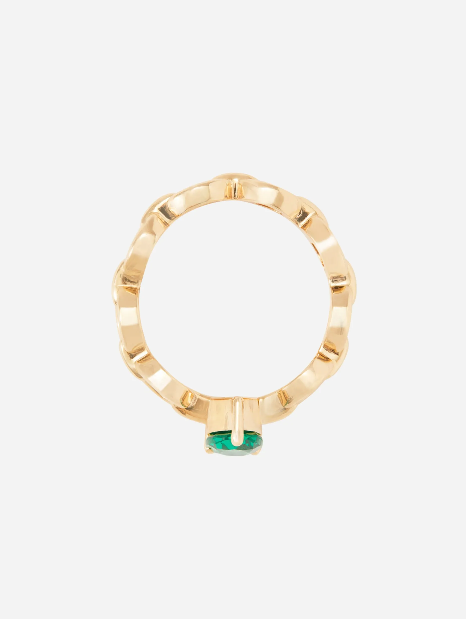 Mini Catena Emerald Ring