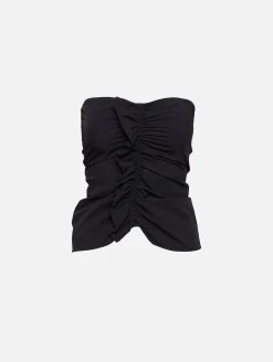 Minimal Ruffle Tube Top