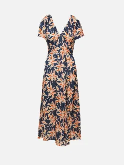 Monet Ruched Maxi Dress