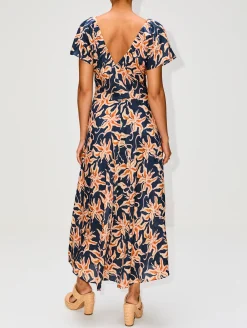 Monet Ruched Maxi Dress