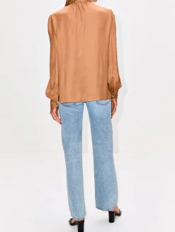 Neck Tie Blouse
