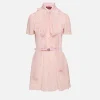 Neck Tie Mini Dress