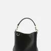 New Line Leather Shoulder Bag
