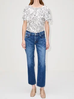 Off The Shoulder Floral Blouse