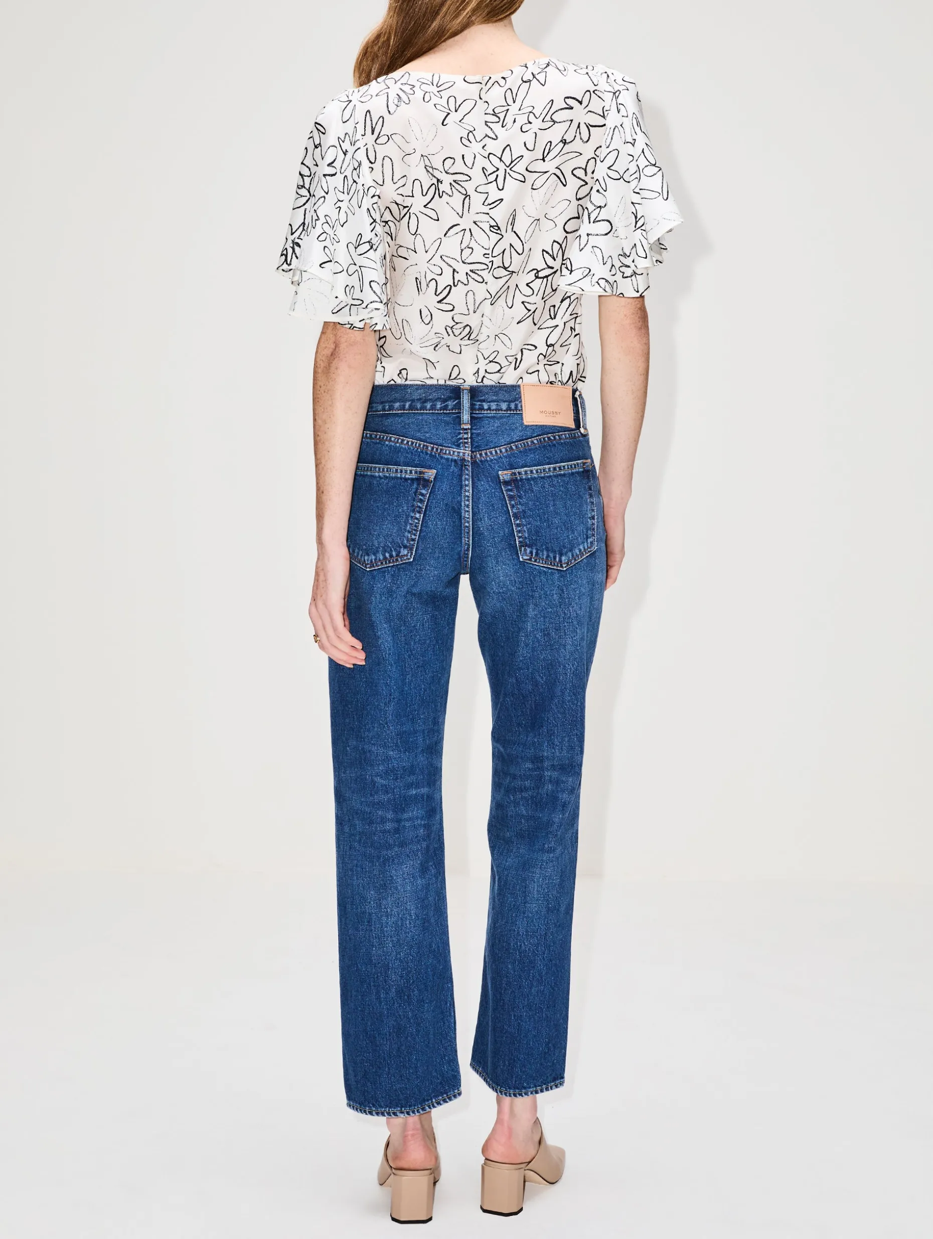 Off The Shoulder Floral Blouse