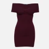 Off The Shoulder Knit Dress