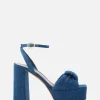 Paradi Denim Platform Sandal