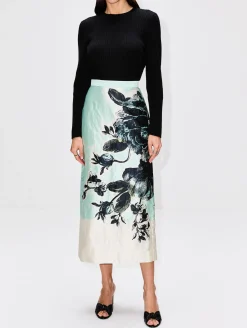 Pencil Midi Skirt