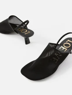 Petal Mesh Slingback Mule 45mm