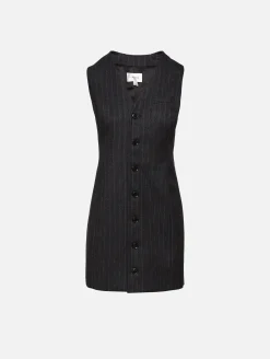 Pinstripe Suiting Dress