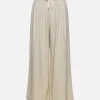 Pinstripe Wool Drawstring Pant