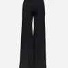 Pintuck Wide Flare Pant