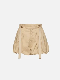 Pleated Mini Short